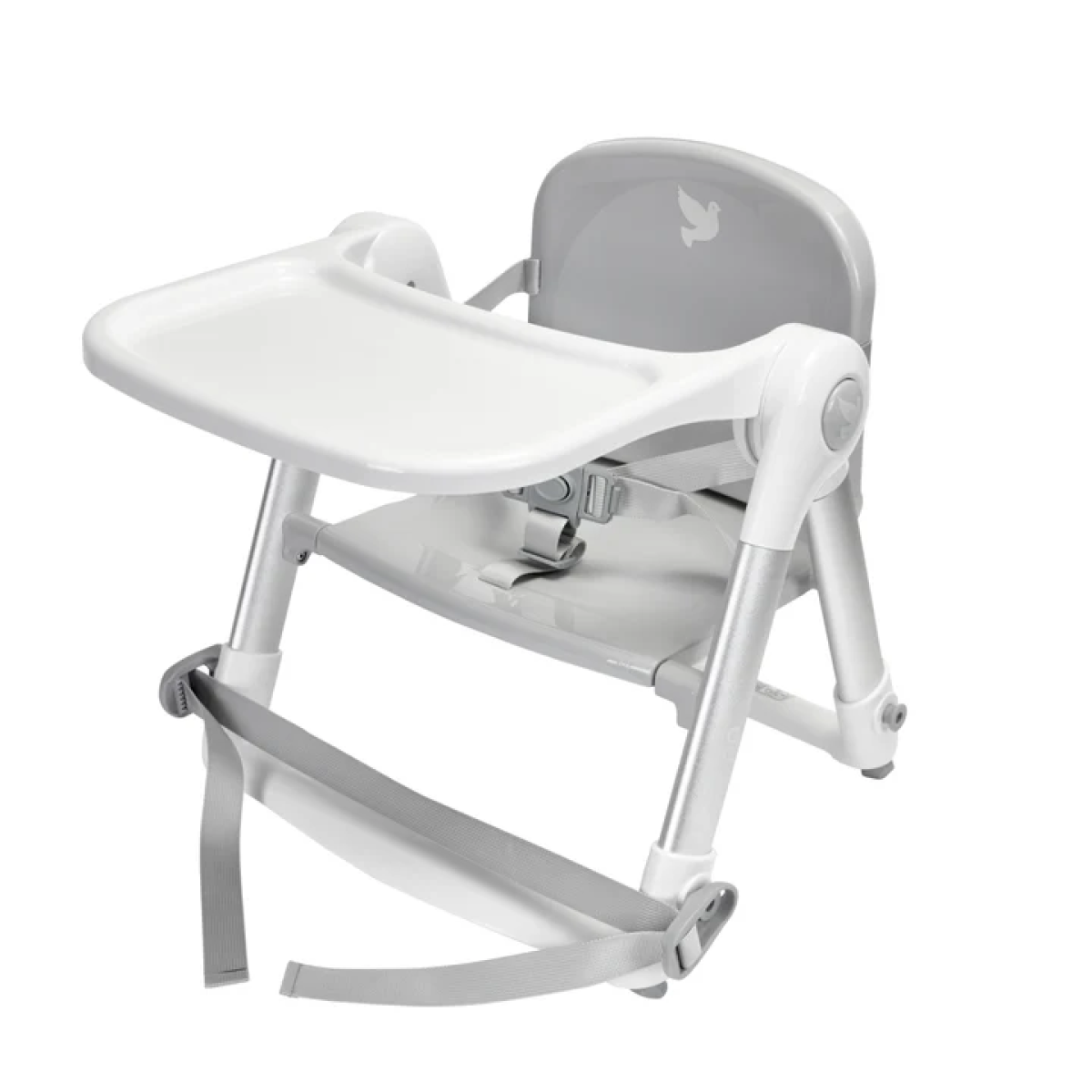 Apramo Flippa Classic 摺疊兒童餐椅 (銀灰色)